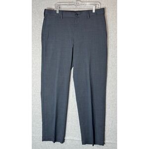 Savane Dress Pants Gray 36x32 Polyester Blend Career Business Casual‎